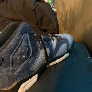 jordan 6 washed denim size 7